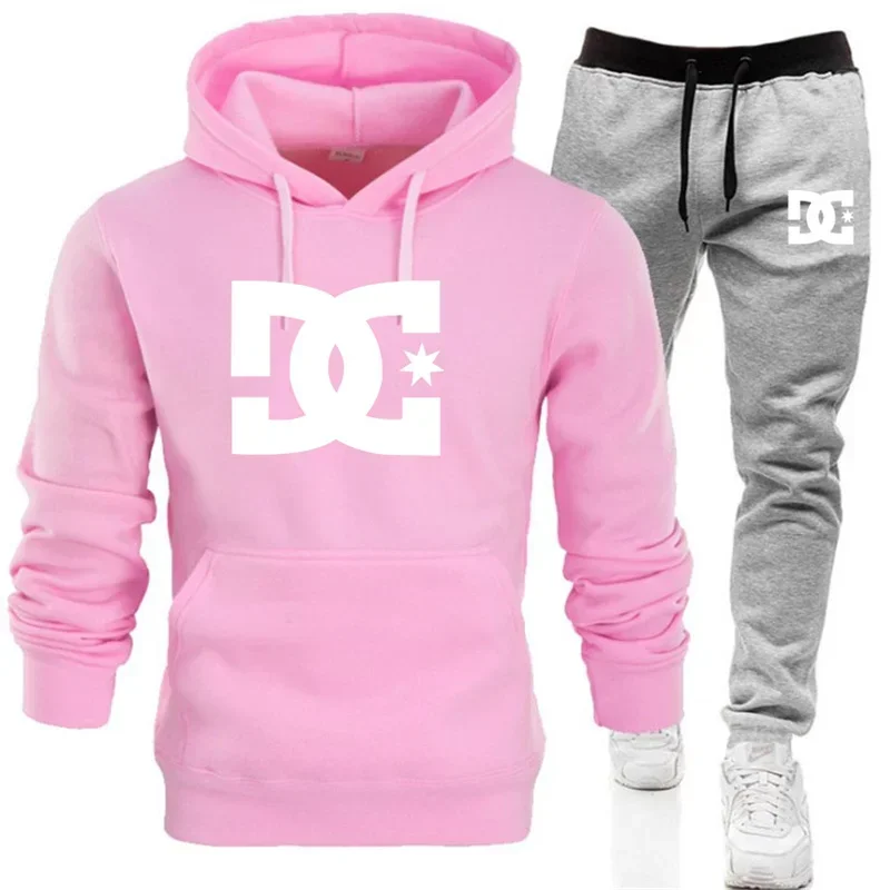 Outdoor Sports Leisure - Set Hoodie Pullover dan Celana Kasual