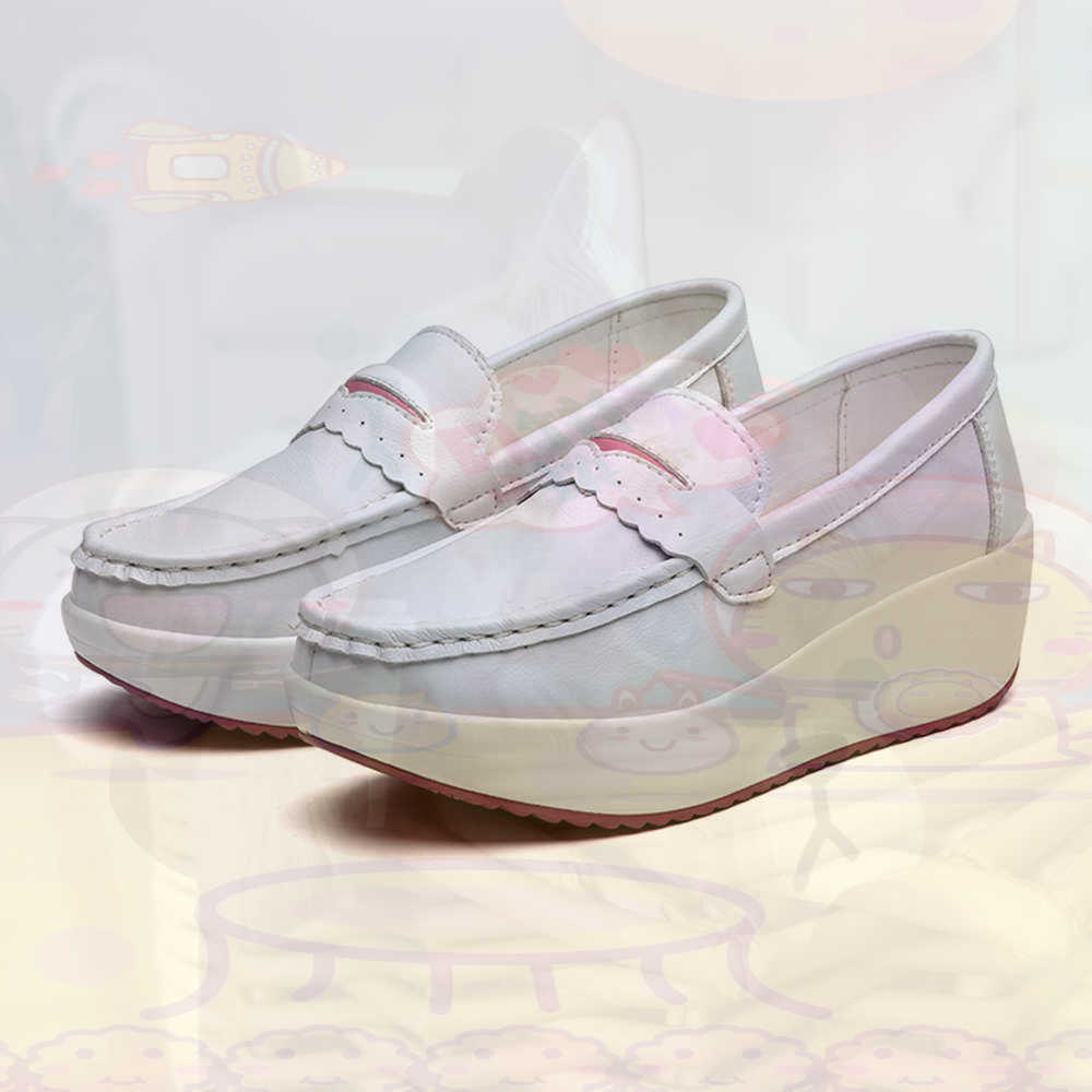 Outdoor Sport Uk - Plataform Sepatu Kets Merah Muda Musim