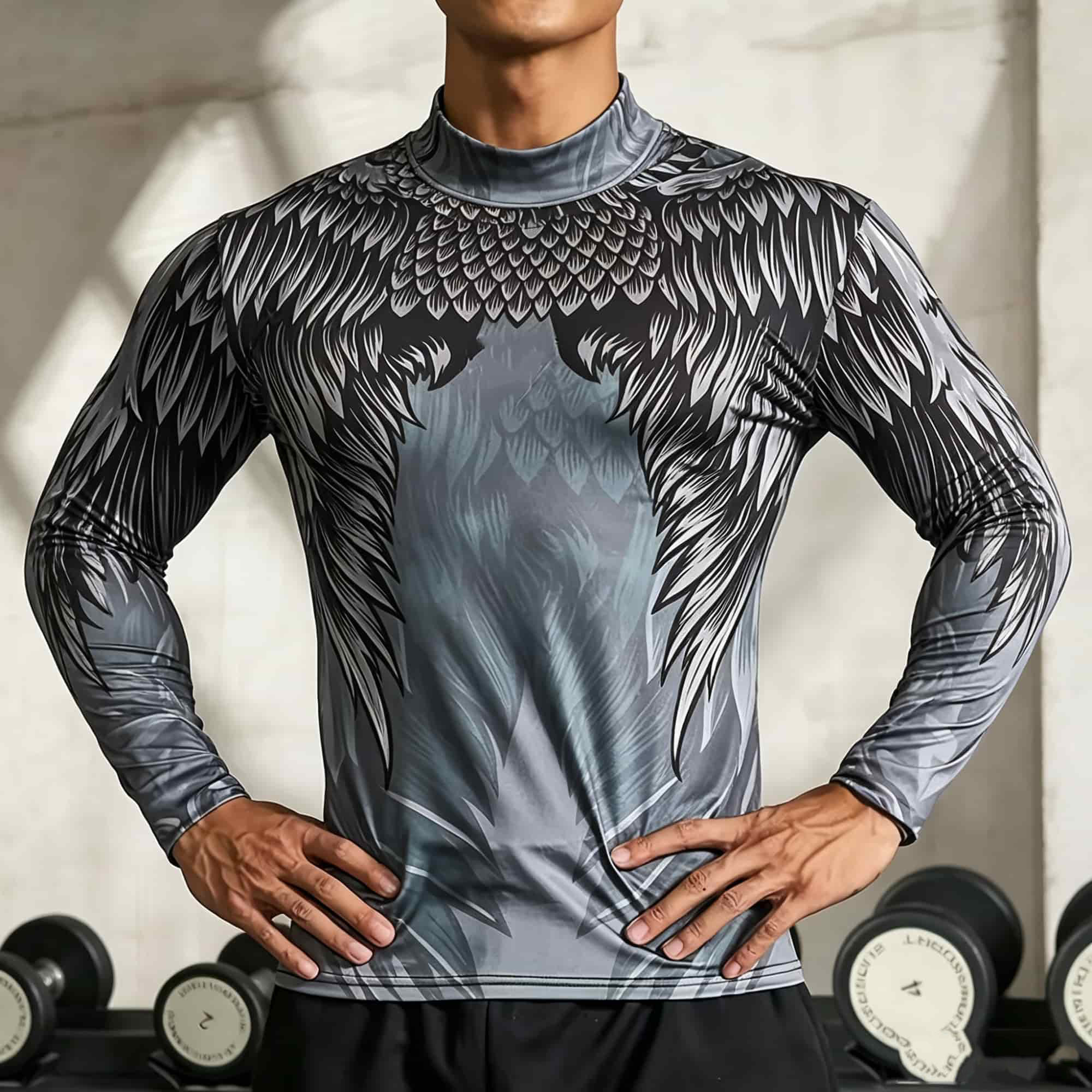 Outdoor Sportswear - Atasan Olahraga Pria Lengan Panjang Model