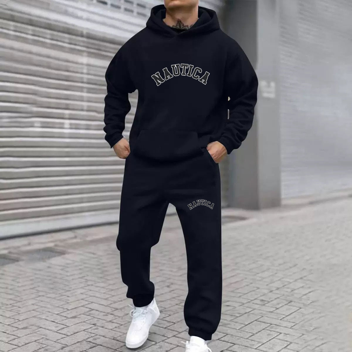 2026 Nautica Set Hoodie Cetak  - Outdoor Sports Leisure ulasan dan harga