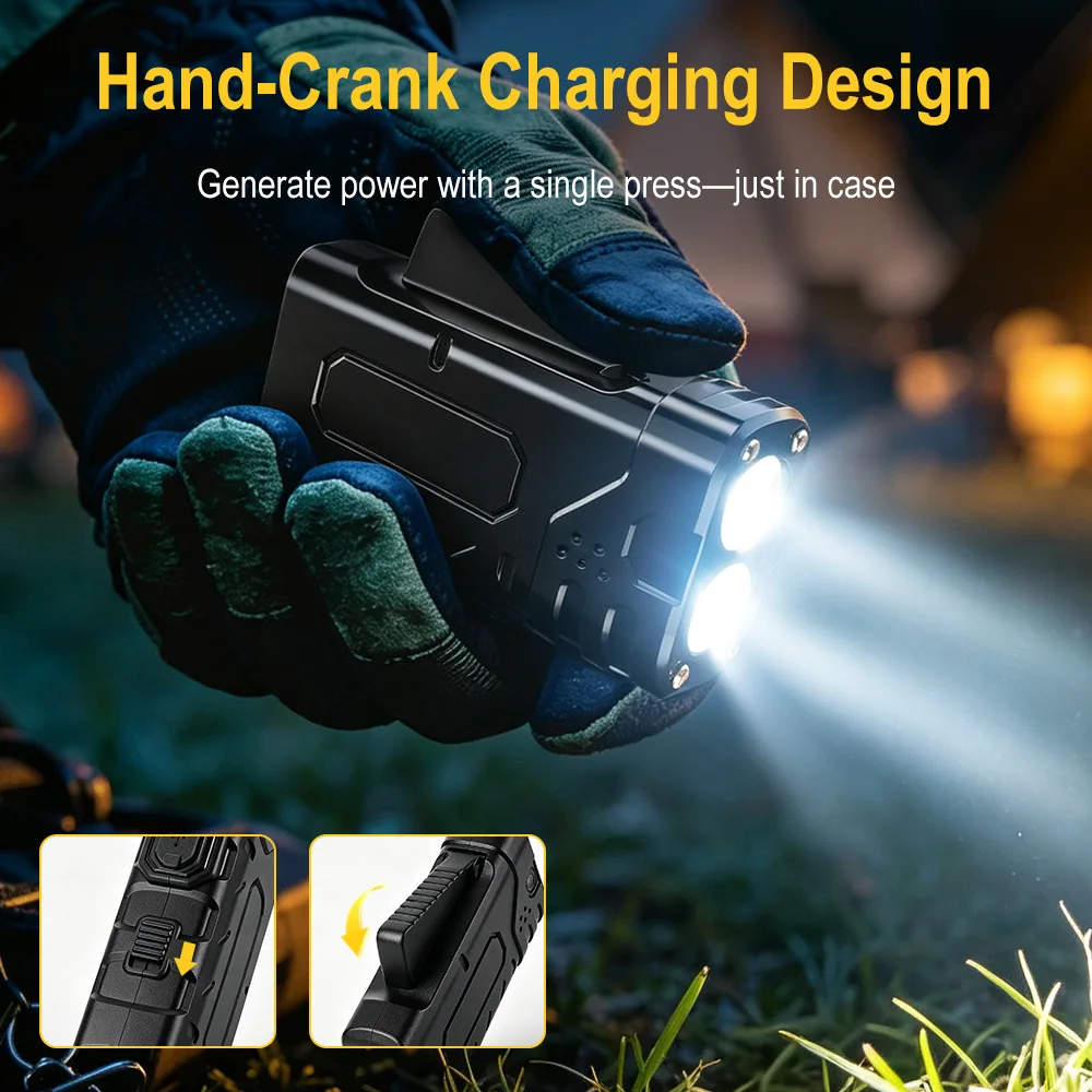 BORUIiT Senter LED EDC dengan  - Outdoor Sport Activity ulasan dan harga