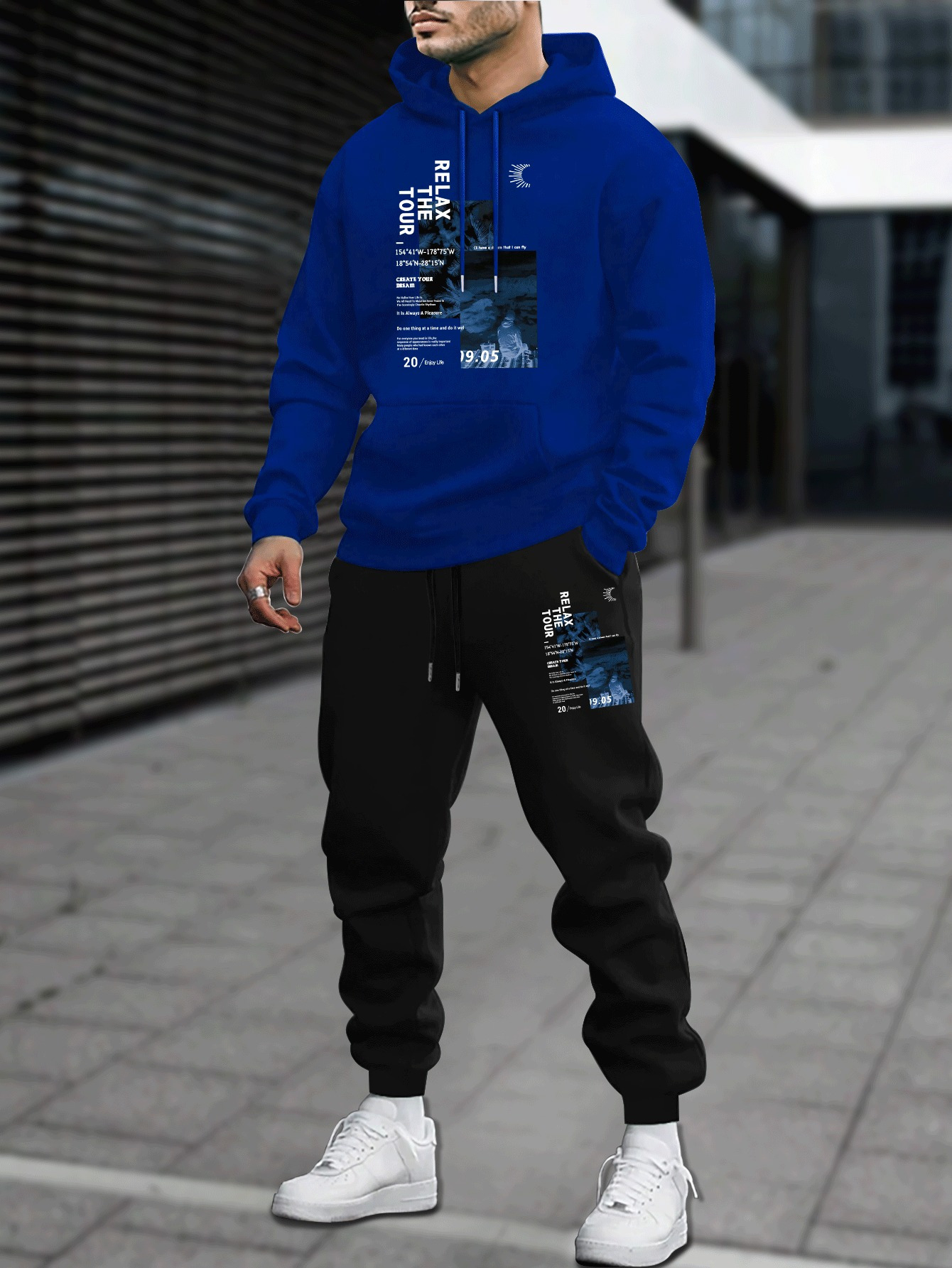 Setelan Hoodie dan Celana Panj - Outdoor Sport Is ulasan dan harga